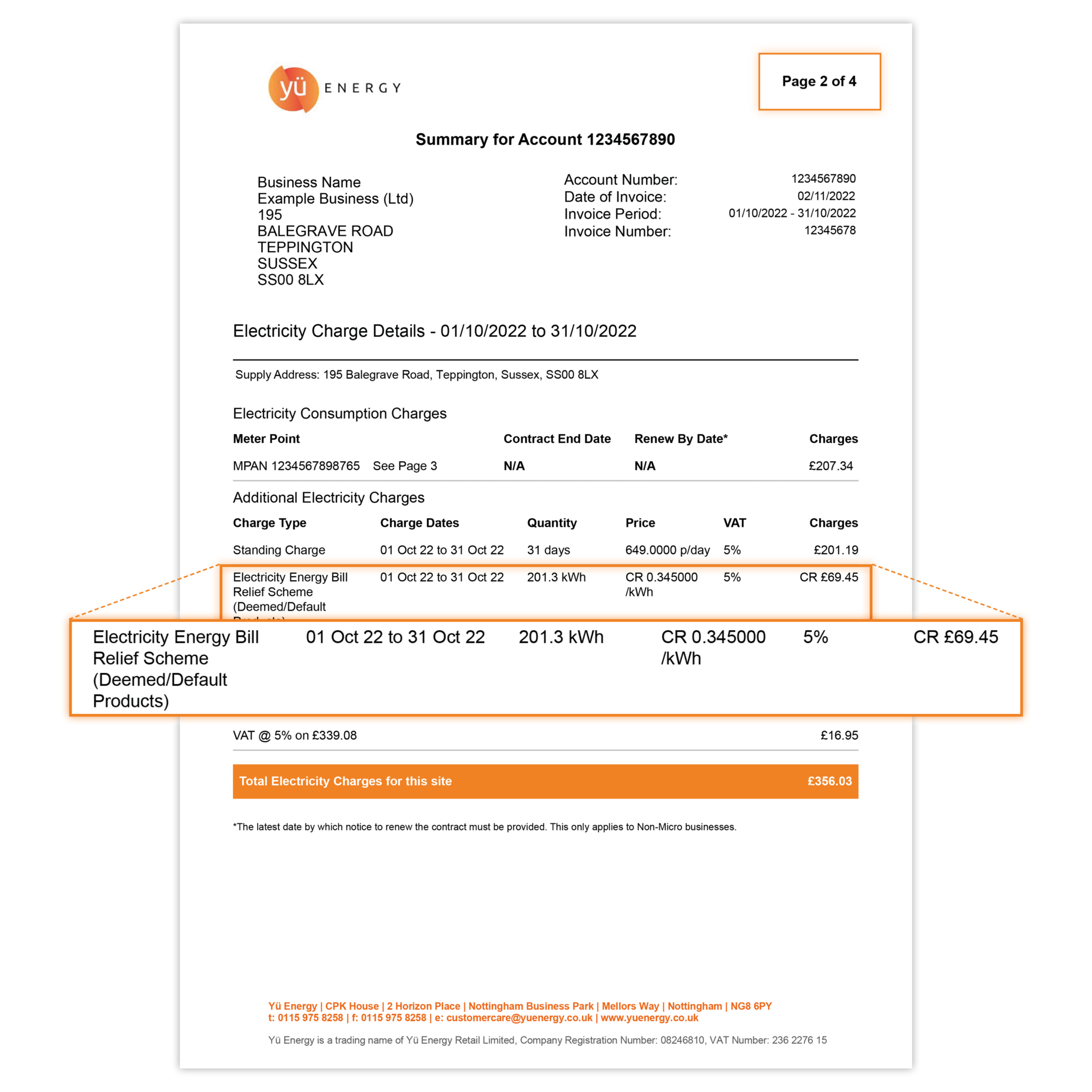 The Energy Bill Relief Scheme | Yu Energy